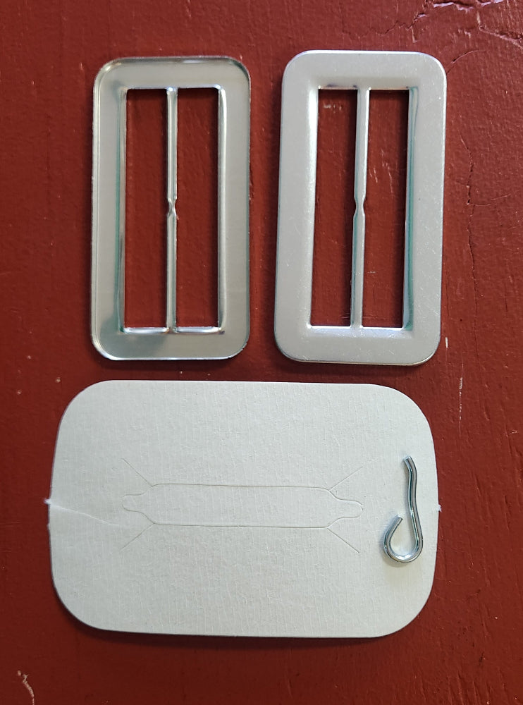 3-inch aluminum self cover belt buckle