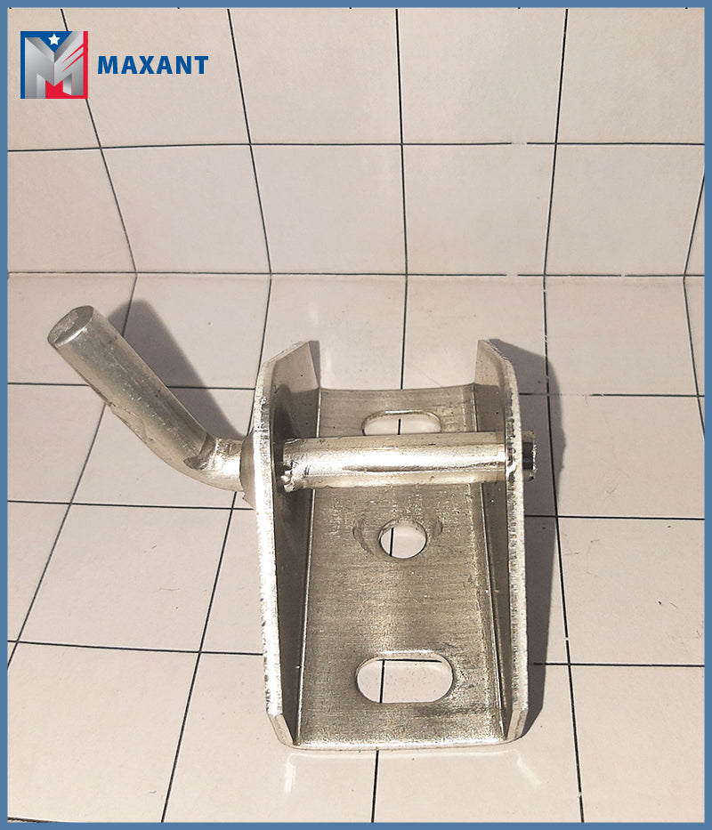 large clamshell awning bracket with pin