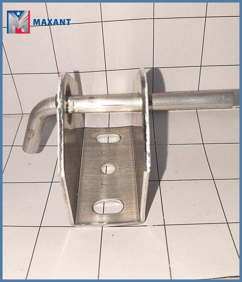 extra large clamshell awning bracket with large pin