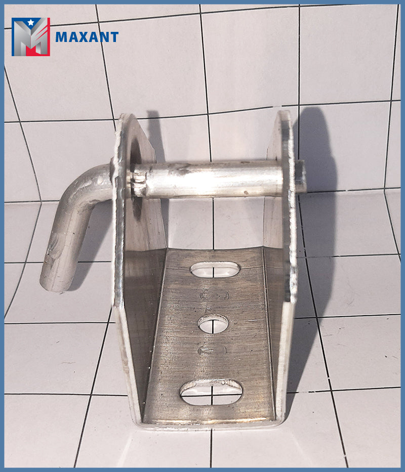 extra large clamshell awning bracket with pin