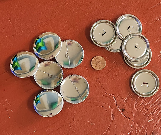 Maxant size 60 brass button with teeth