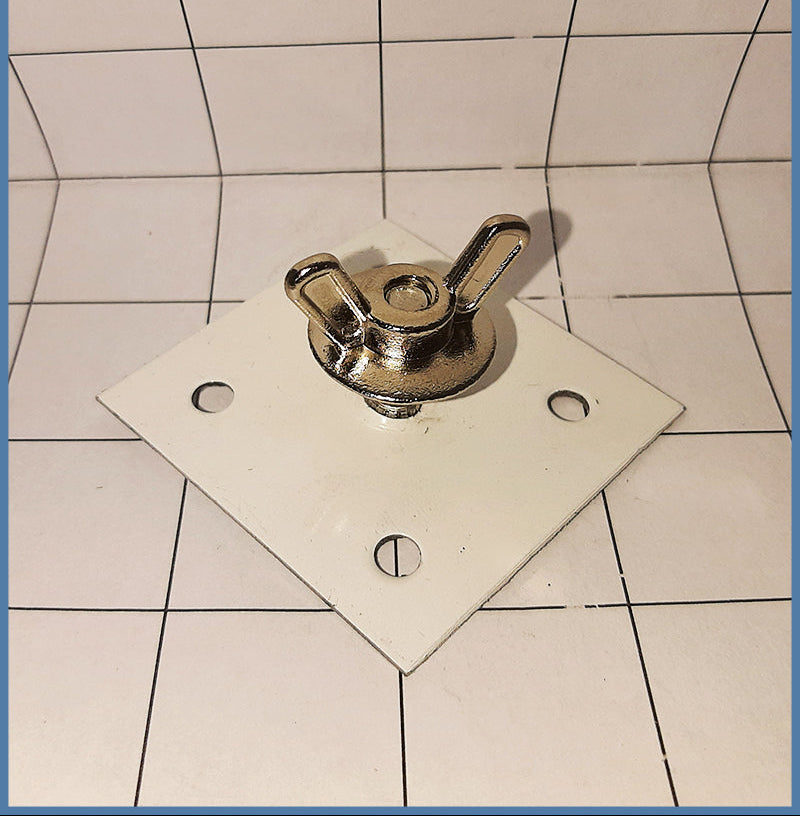 Trailer Plate w/Wingnut