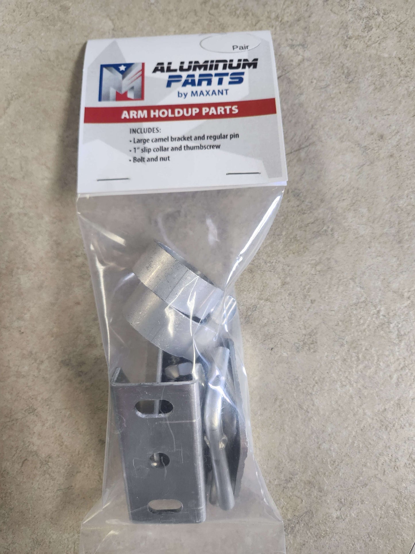 clamshell awning arm parts collar bracket