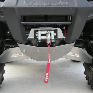 Kawasaki Brute Force 750i 2008-2019 Full Belly Skid Plate, 3pc