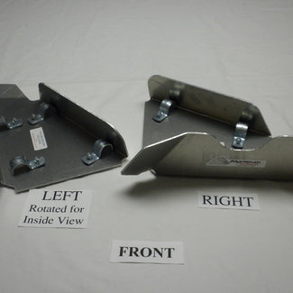Polaris RZR 570 2013 and RZR 800 2008-2014 Stick Guards, front