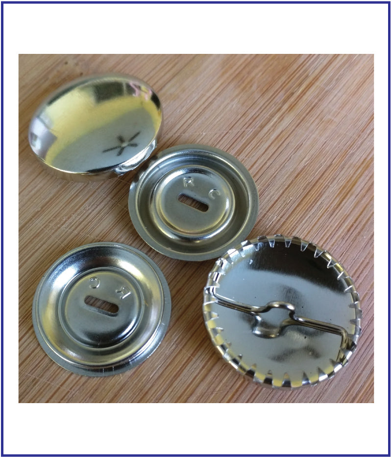 Brass Buttons with teeth