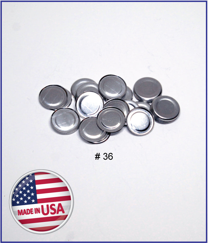 #36 - 7/8" (22mm) Cover Buttons