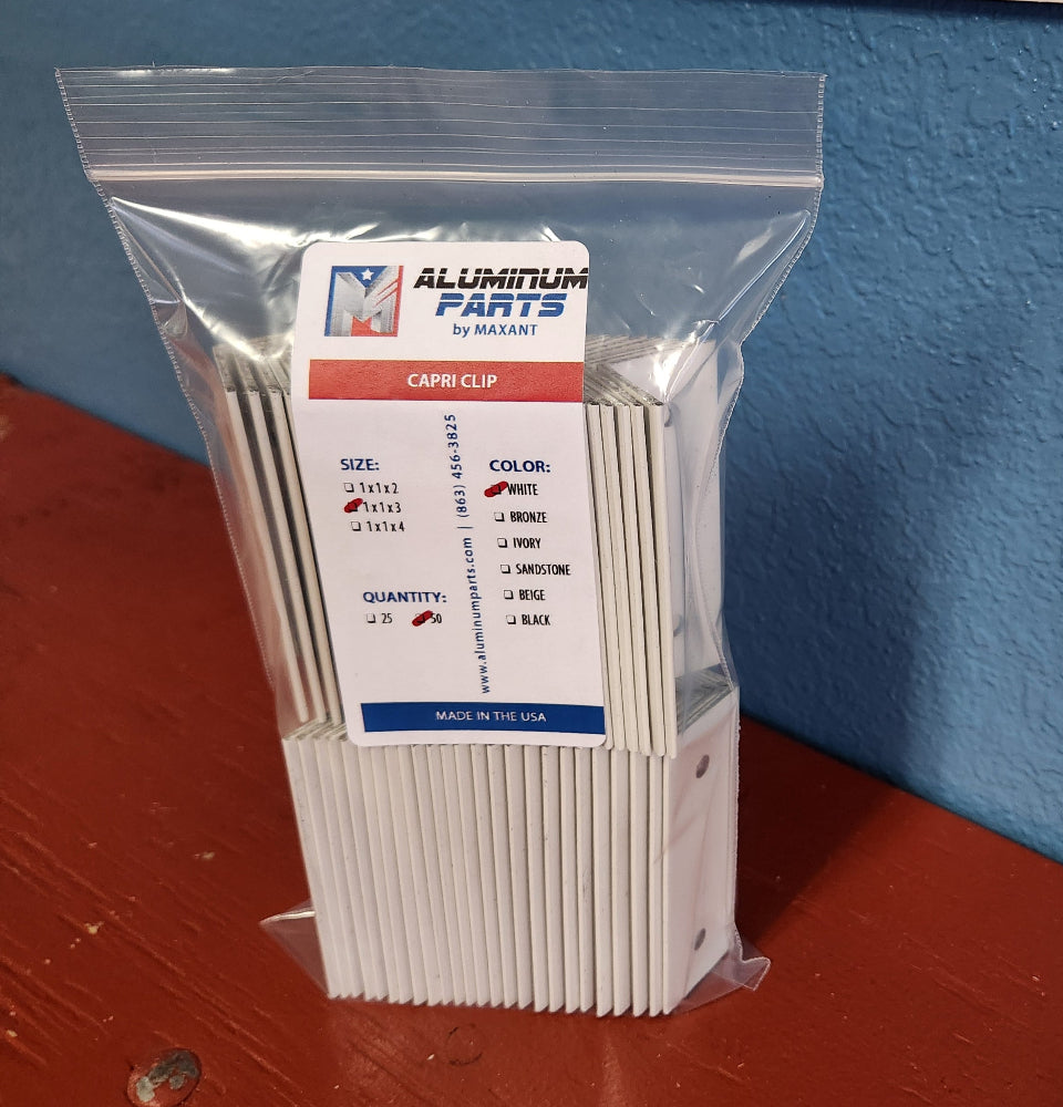 capri clip bracket 50 pack