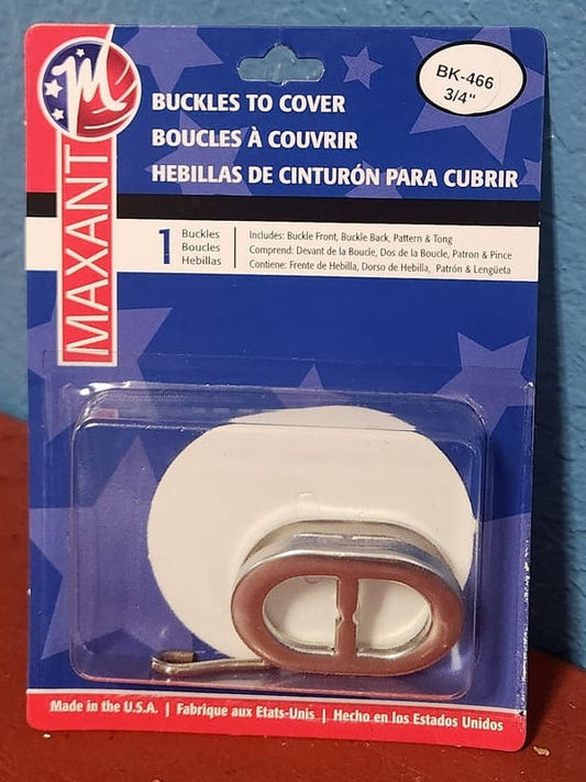 3/4-inch aluminum cover buckle with tong and template