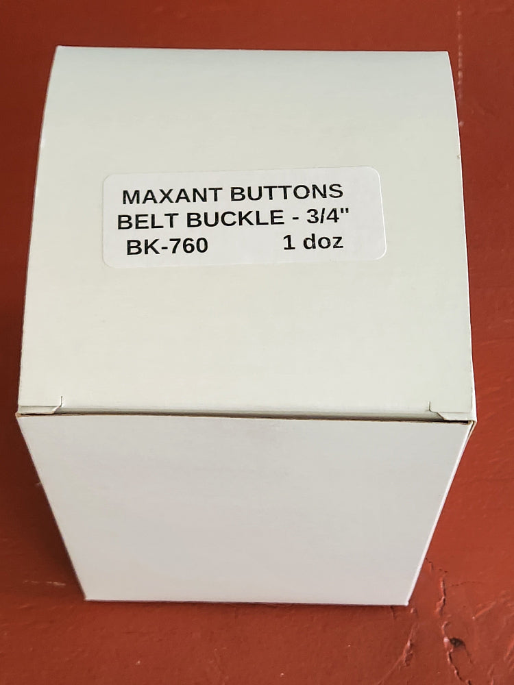 One dozen of the 3/4" 760 two-part aluminum cover buckle