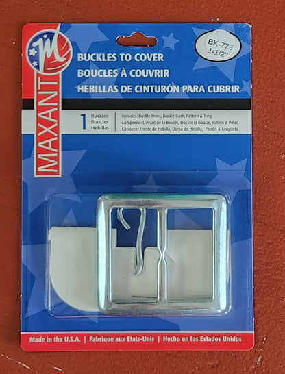 1.5-inch two-part aluminum cover buckle with template and tong kit
