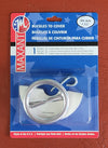 Round two-part aluminum cover buckle with template and tong