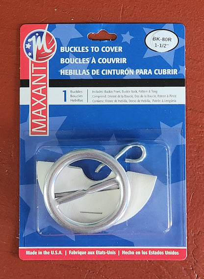Round two-part aluminum cover buckle with template and tong
