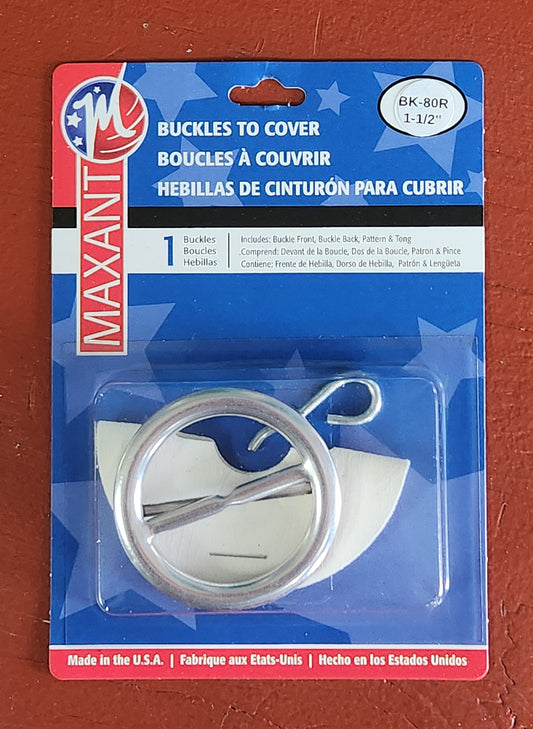 Round two-part aluminum cover buckle with template and tong