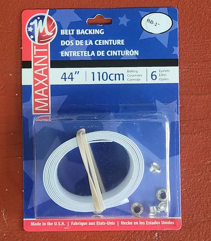 Maxant 1-inch belt backing with 6 eyelets package