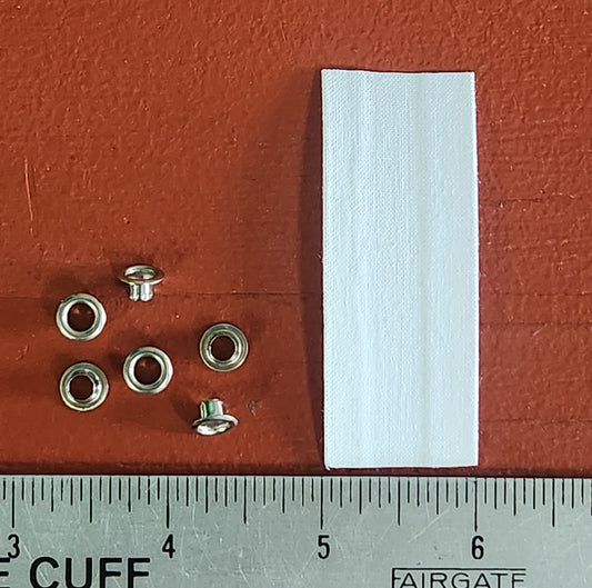 Maxant 1-inch belt backing with 6 eyelets package parts