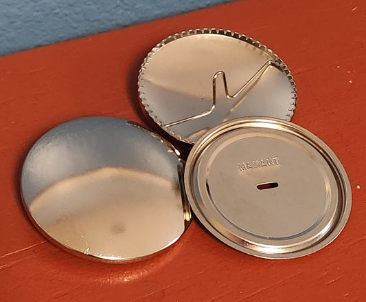 brass button with teeth 2-1/2 inch