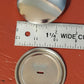 brass button with teeth 2-1/2 inch