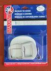 1 inch two-part aluminum cover buckle with template and tong