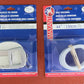 1 inch two-part aluminum cover buckle with template and tong and belt backing
