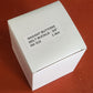 Box of a dozen two-part aluminum cover buckles with templates and tongs