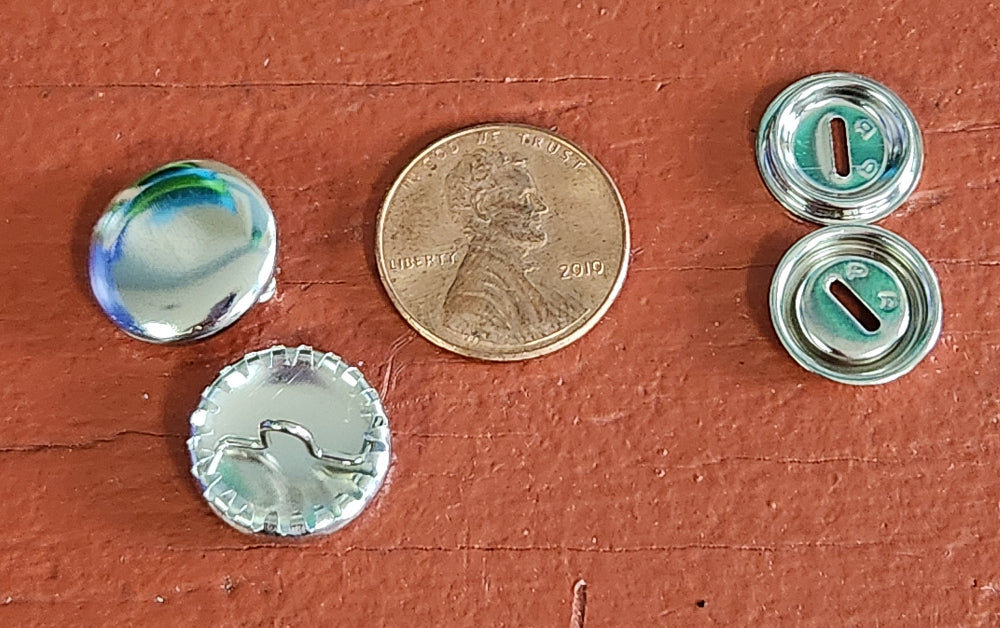 Brass Buttons with teeth