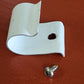 aluminum awning arm bracket and 3/8-inch stainless steel square drive screw
