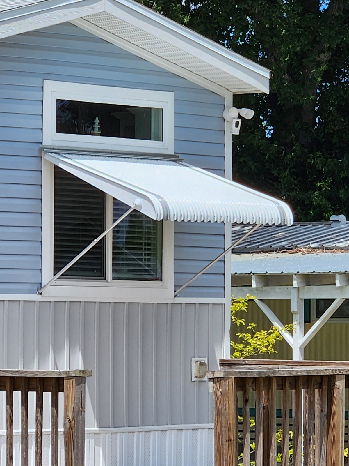 Clamshell Awning
