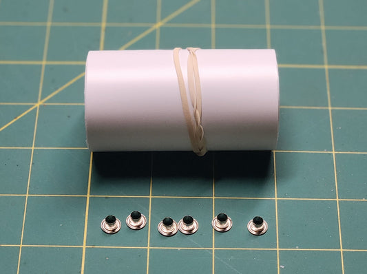 cover belt backing 3 inch with eyelets
