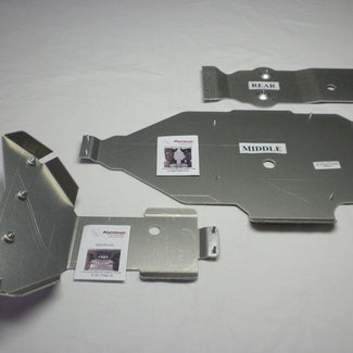 Kawasaki Brute Force 750i 2008-2019 Full Belly Skid Plate, 3pc