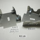 Yamaha Rhino 450 and 660 Stick Guards, rear