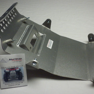 Honda Rincon 650 or 680 (700) Skid Plate Hook Holster + WMP, 2pc