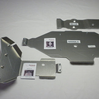 Kawasaki Brute Force 650i 2011-2013 Full Belly Skid Plate, 3pc