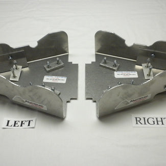 Yamaha Big Bear 400 IRS 2007-2012 Stick Guards, front